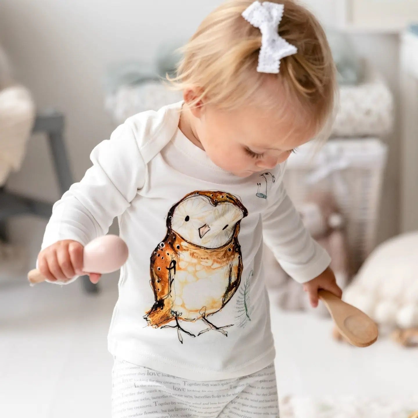Unisex Owl Top