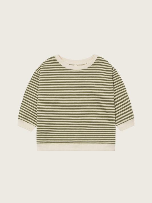 Organic Zoo - Fern Stripes sweatshirt.