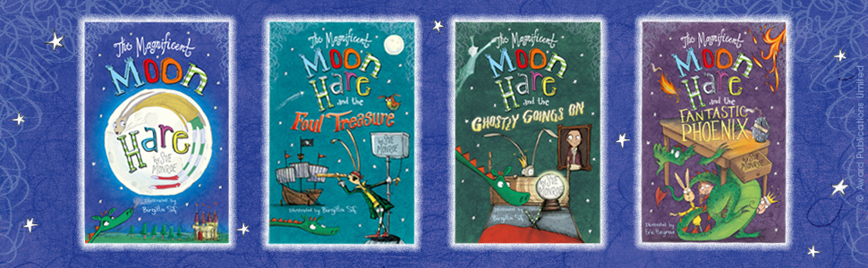 Books - The Magnificent Moon Hare and The Fantastic Phoenix by Sue Monroe.