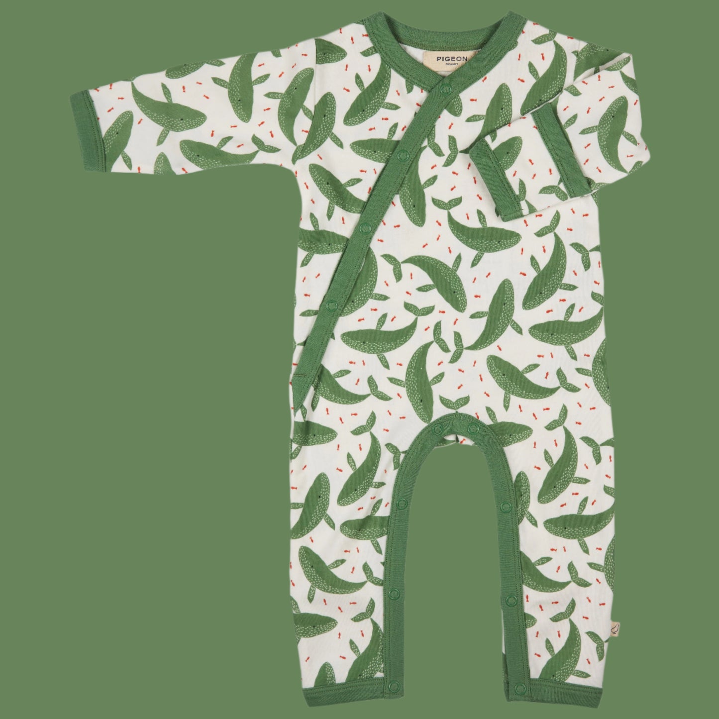 Kimono Romper - Whales.