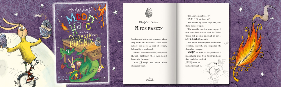 Books - The Magnificent Moon Hare and The Fantastic Phoenix by Sue Monroe.