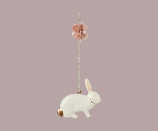 Maileg Metal Ornament. Bunny - sitting.