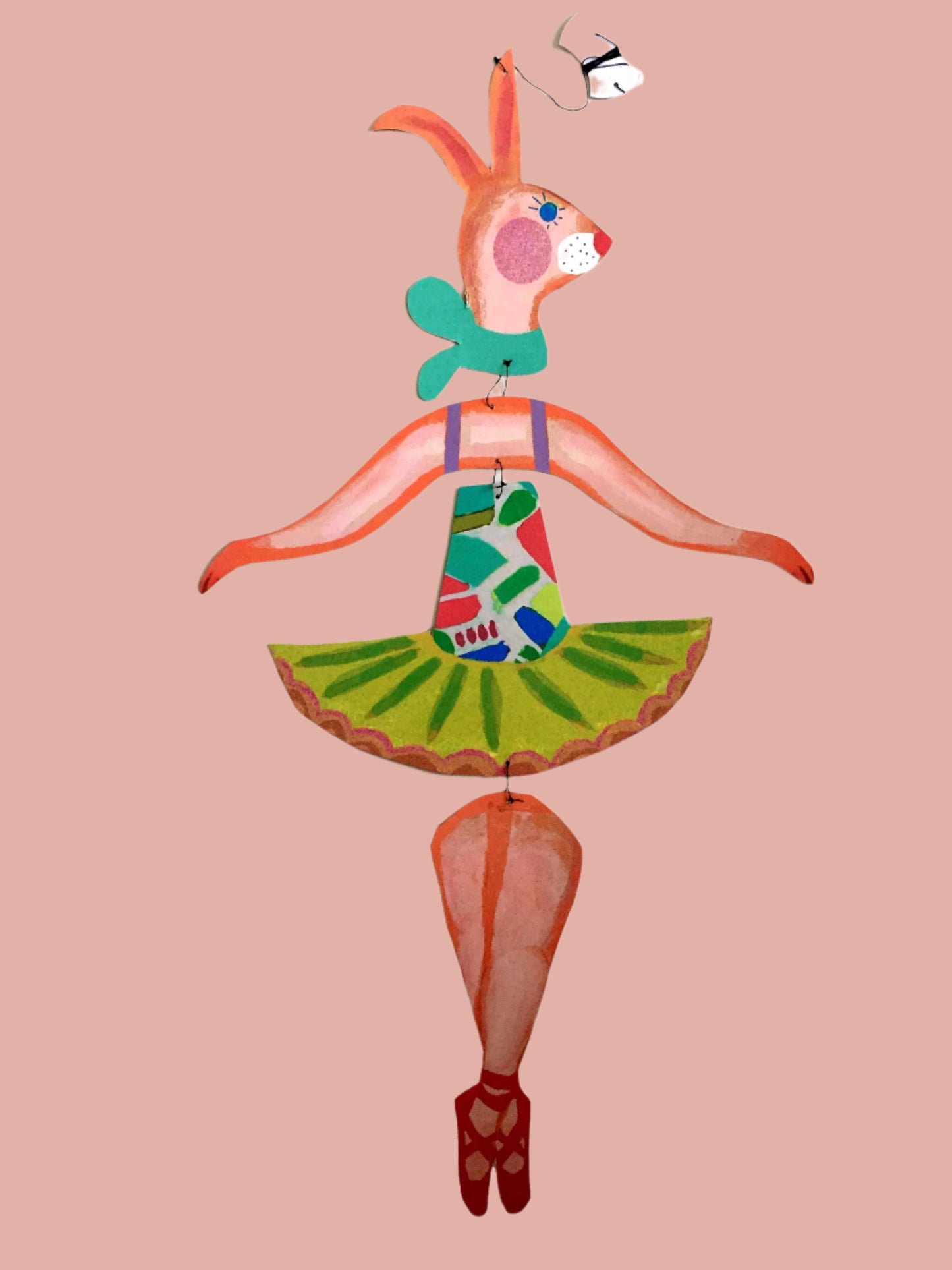 Rabbit Ballerina Nursery Mobile
