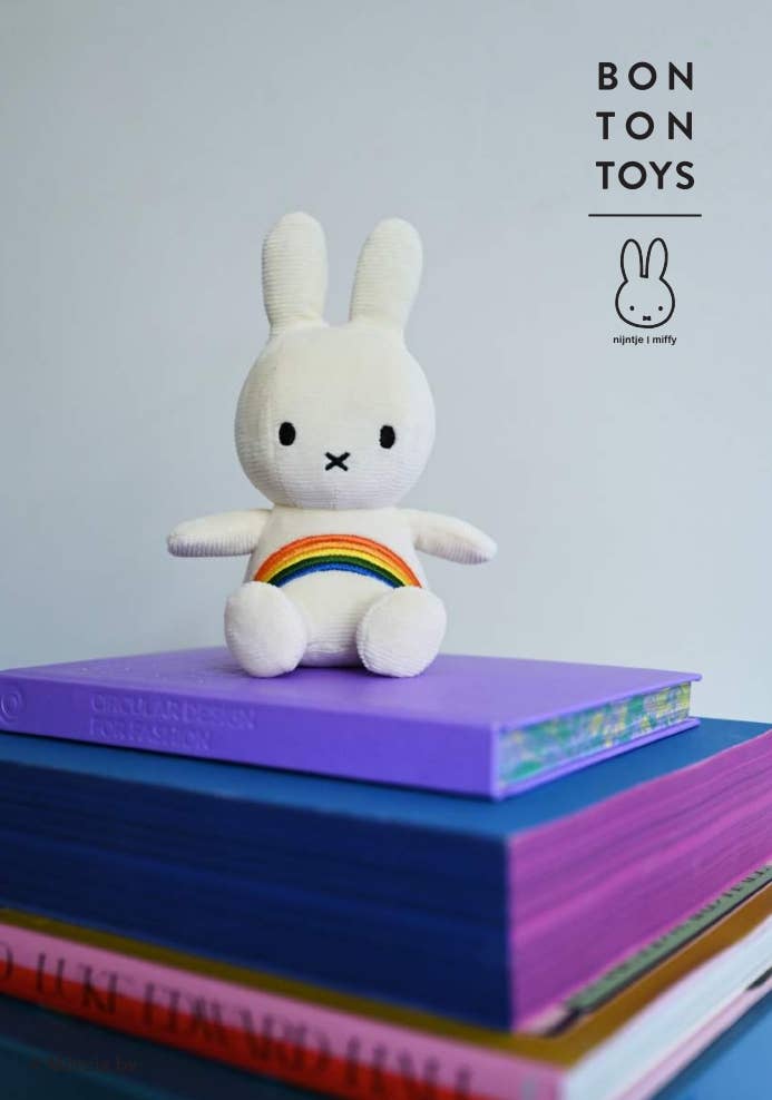 Bon Ton Toys Miffy Corduroy Rainbow White 18cm