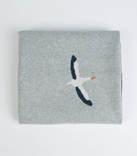Stork Baby Blanket