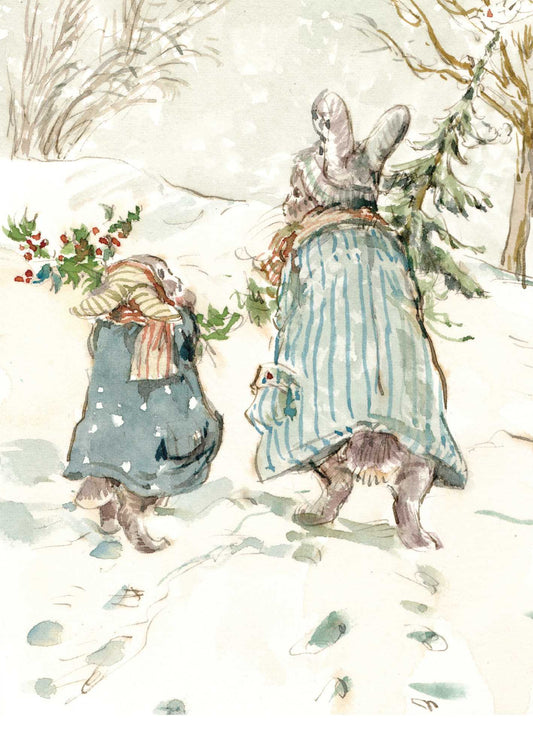 Claire Fletcher Christmas - Tree & Holly