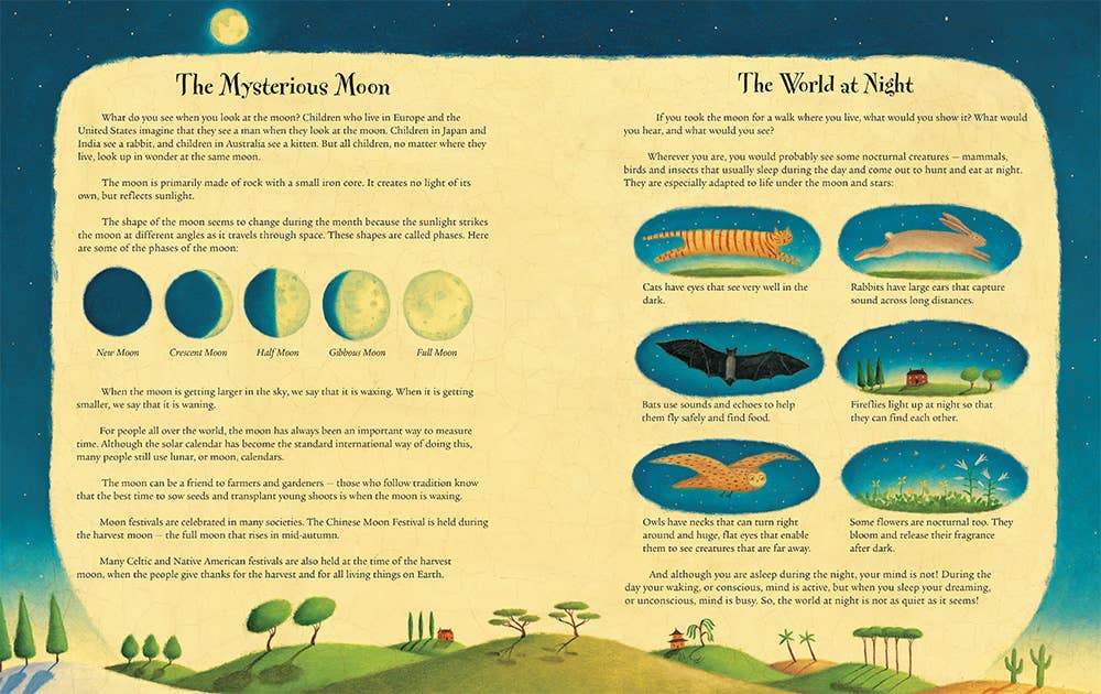 I Took the Moon for a Walk - Children's Book. Large Board Book.