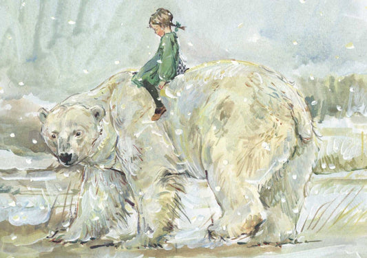 Claire Fletcher Christmas - Polar Bear Girl